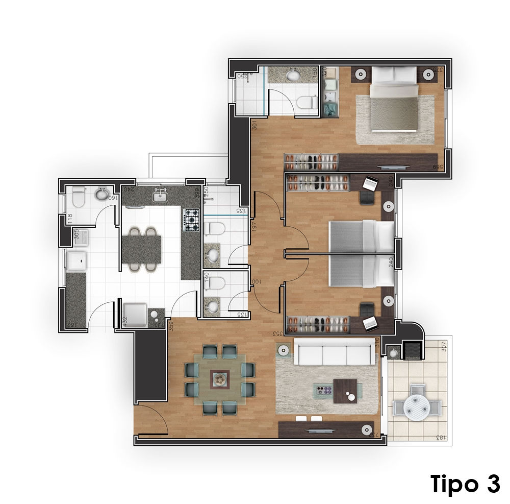 Apartamento Juvevê Luxo — imagem 70