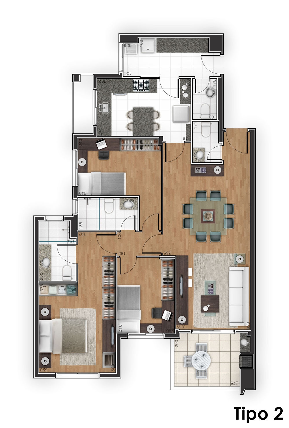 Apartamento Juvevê Luxo — imagem 71