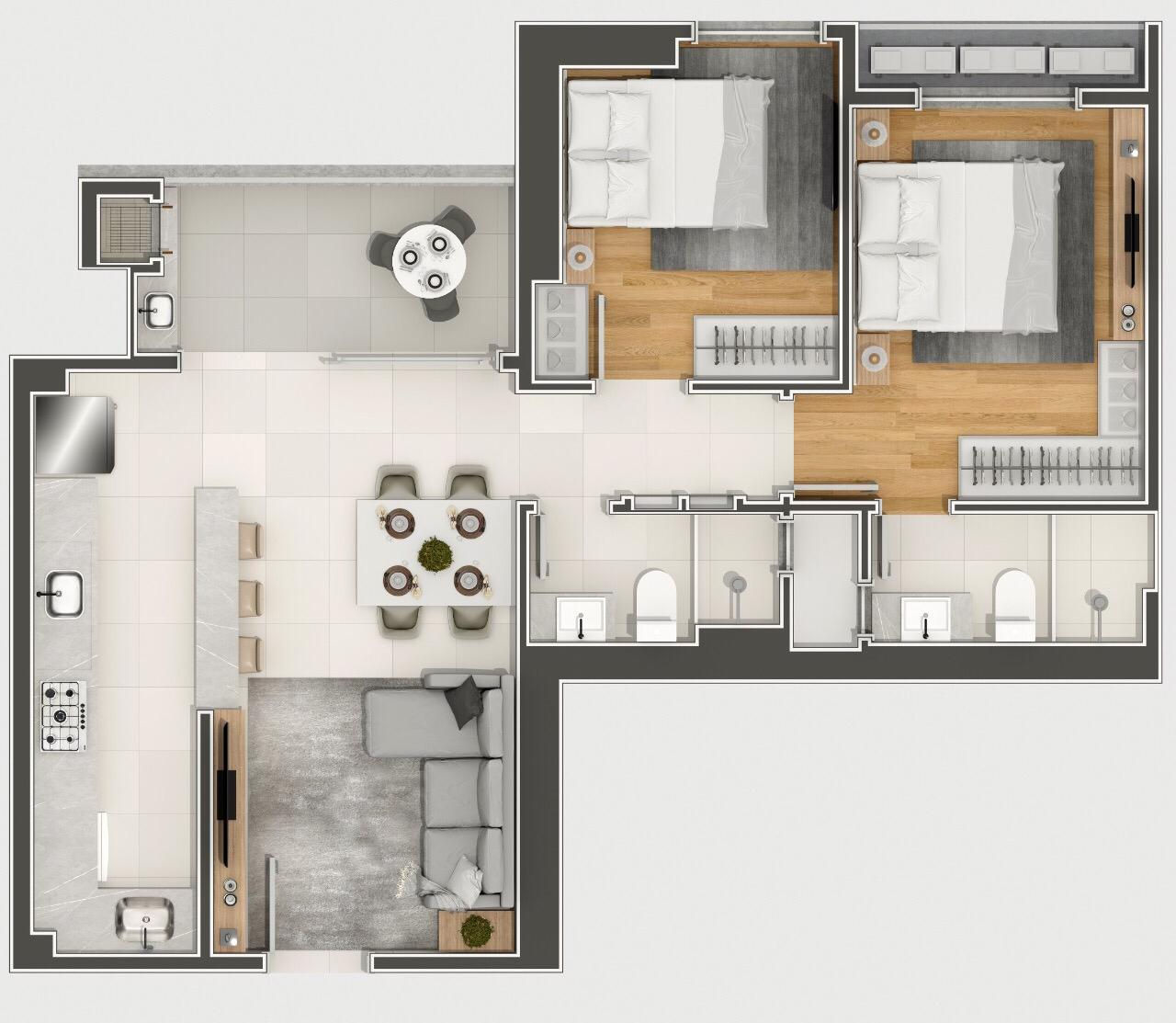Camboriú Boulevard - Planta 2