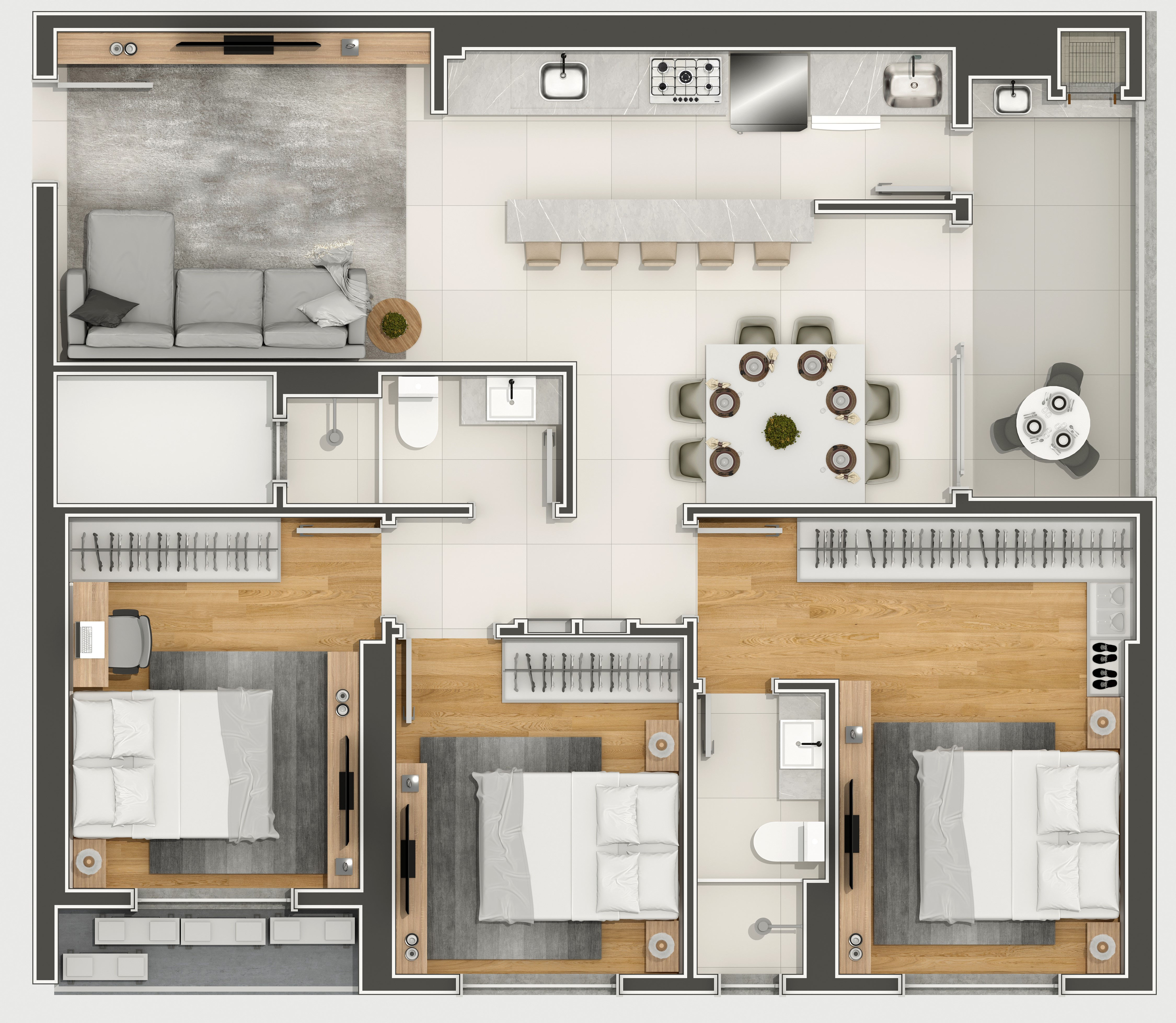 Camboriú Boulevard - Planta 7