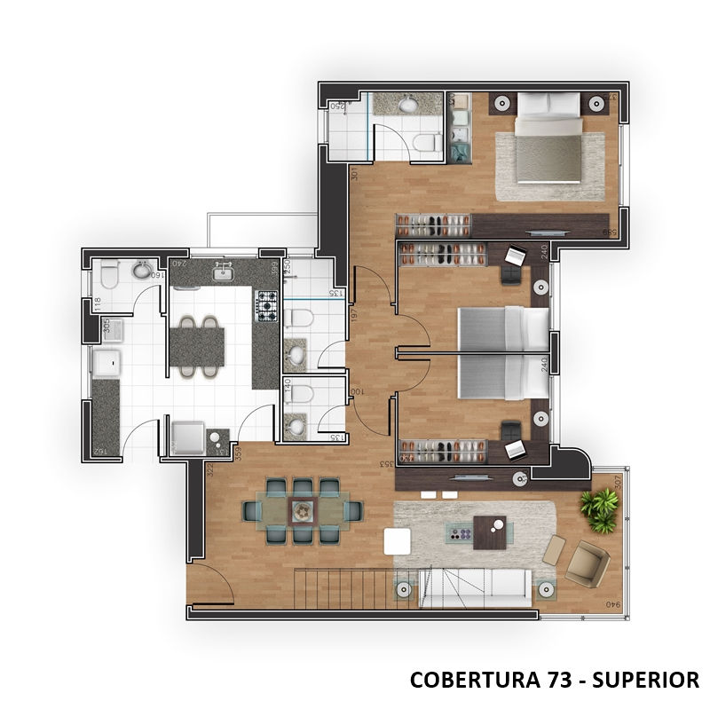 Apartamento Juvevê Luxo — imagem 74