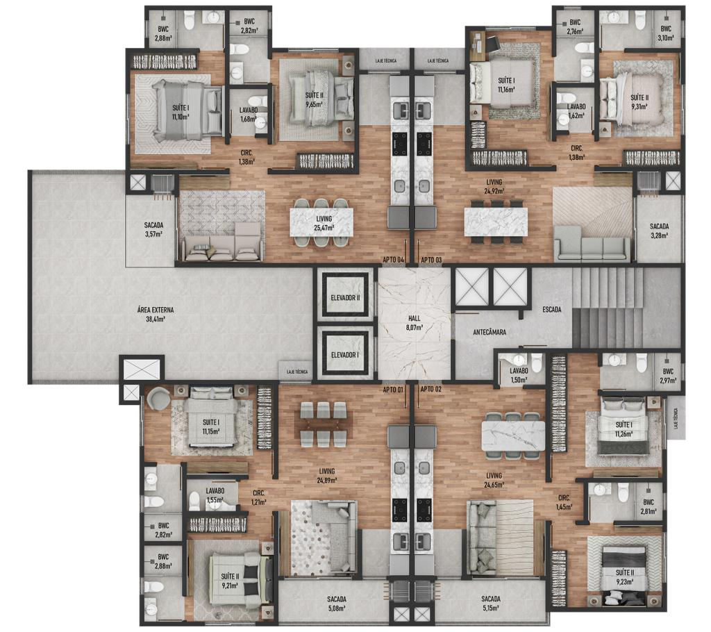 Johann Bach Residence - Planta 2