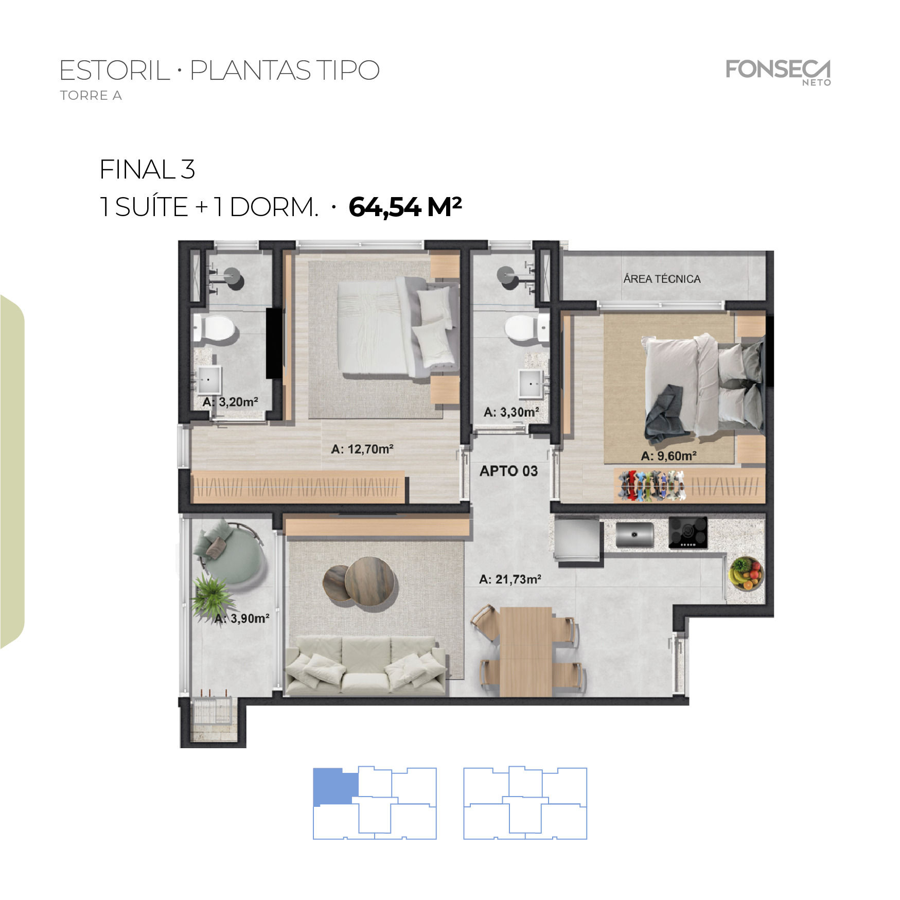 Residencial Estoril - Planta 9
