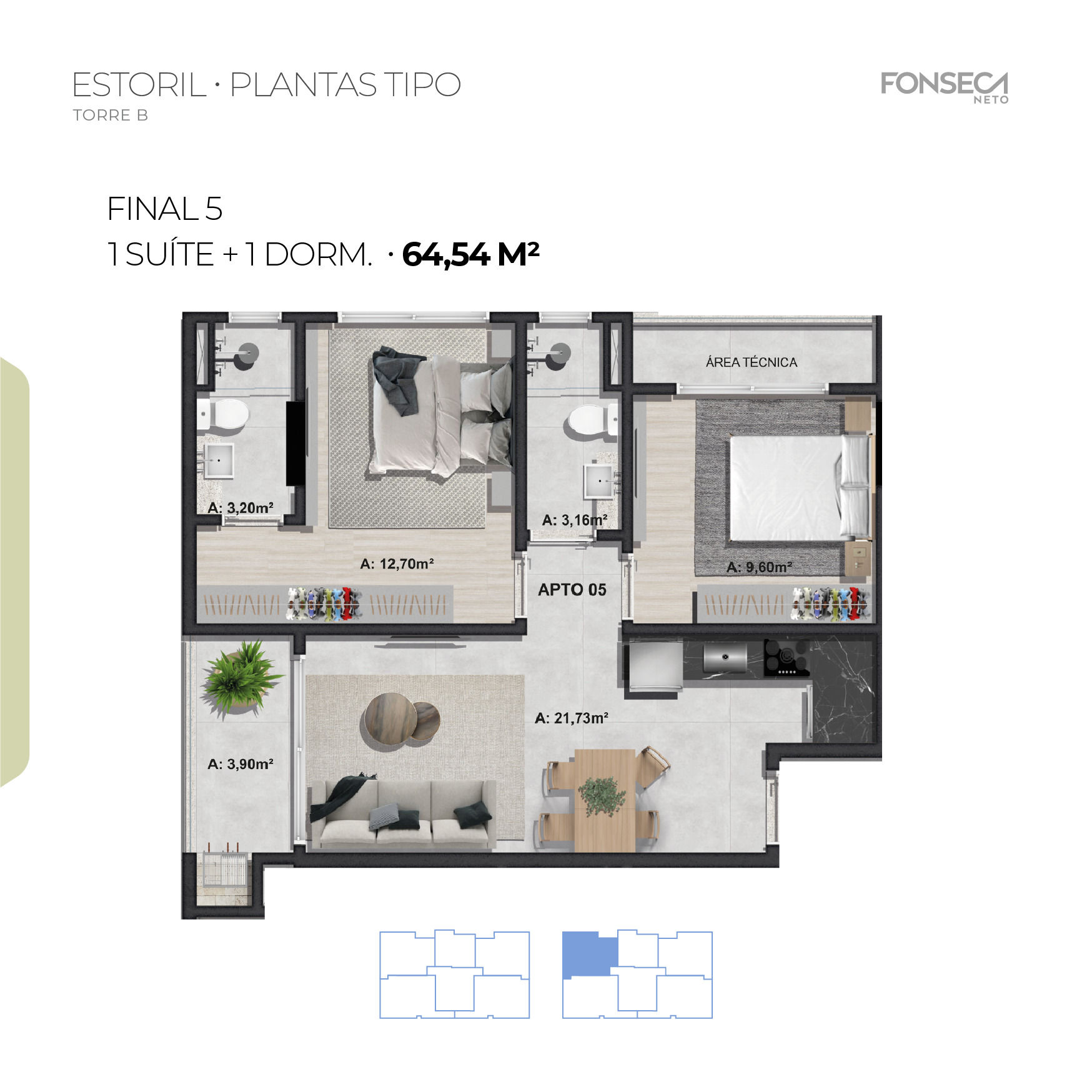 Residencial Estoril - Planta 16