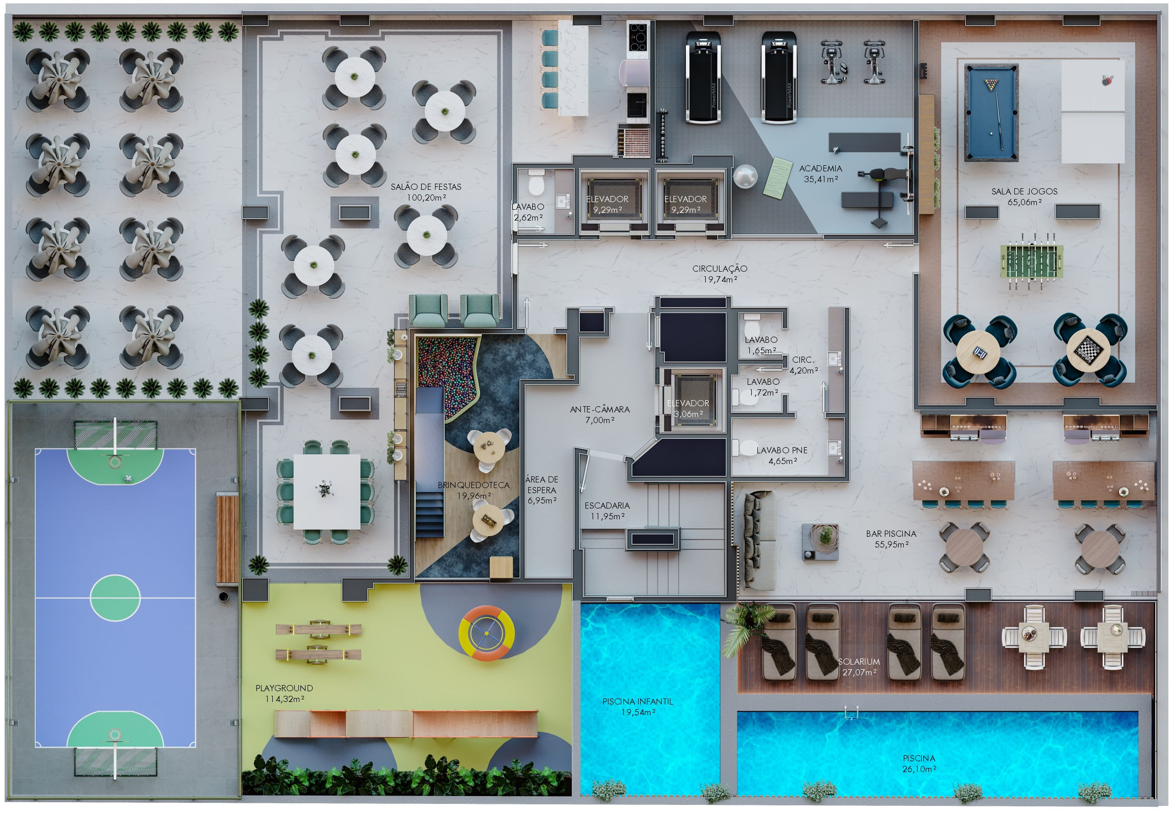 Summit Tower Residence — Planta 2