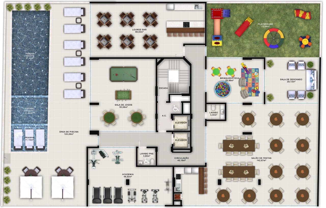 Residencial dos Ipês — Planta 1