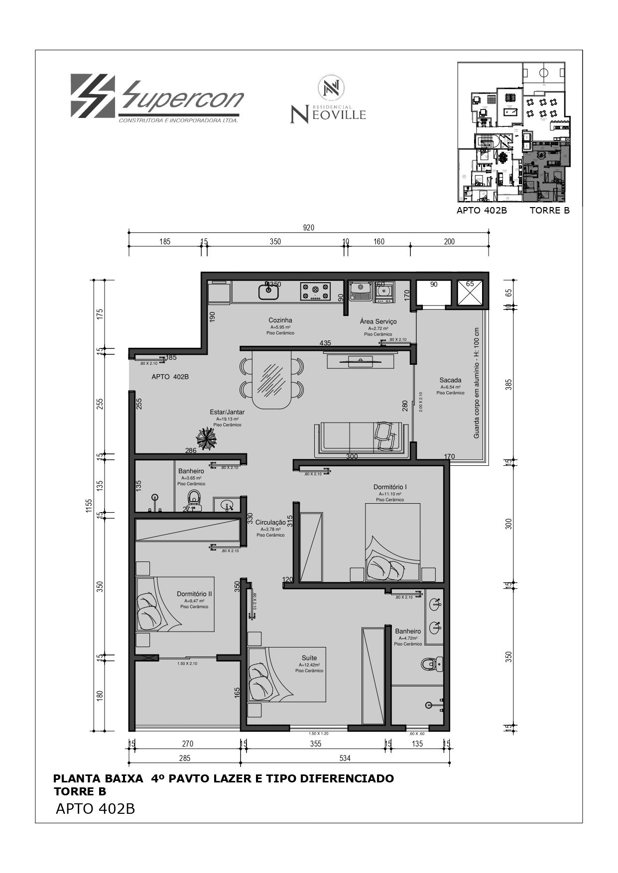 Residencial Neoville - Planta 6